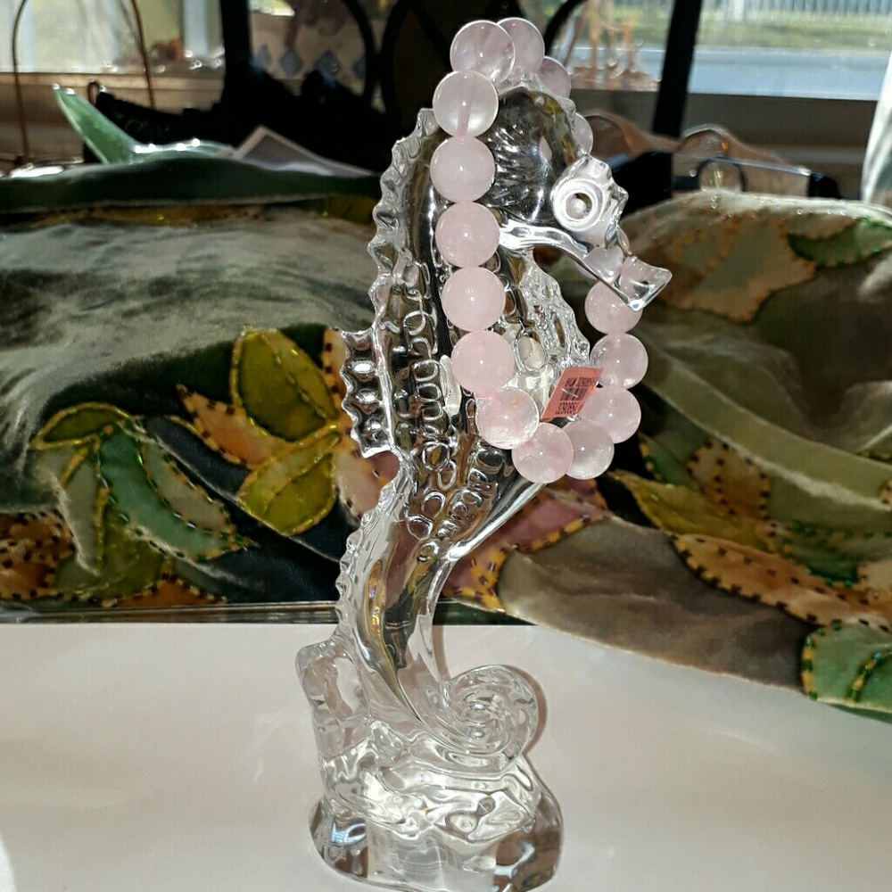 GALILEA ROSE QUARTZ BEADED BRACELET